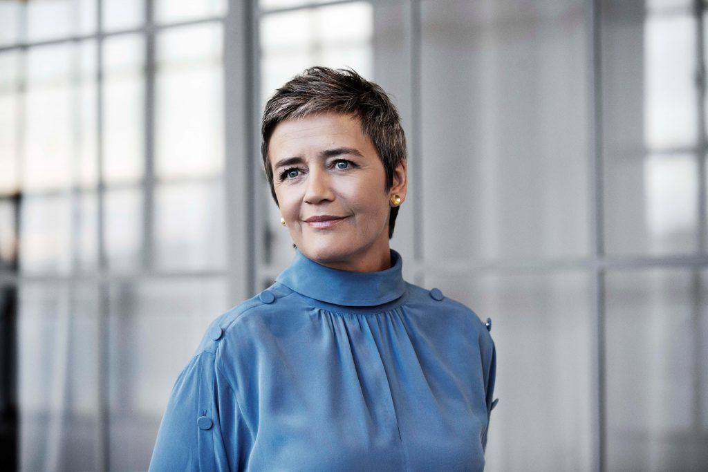 Portrettbilde av Margrethe Vestager.